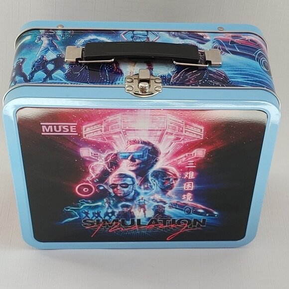 RARE Muse Limited Edition Metal Promo Lunch Box 2019 Simulation Theory - Picture 1 of 7